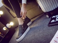 Женские высокие кеды на высокой подошве фото