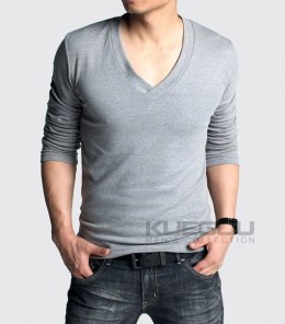 Мужская кофта с большим вырезом фото