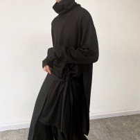 Мужской очень длинные лонгслив до колен - кофта под горло фото