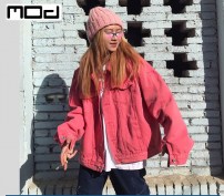 Розовая джинсовая куртка для девочек фото