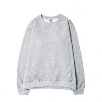 Однотонный классический свитшот фото