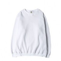 Однотонный классический свитшот фото