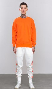 Обычный однотонный свитшот в ярких цветах фото