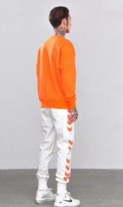 Обычный однотонный свитшот в ярких цветах фото