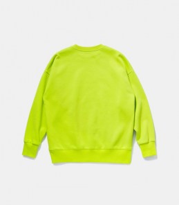 Обычный однотонный свитшот в ярких цветах фото