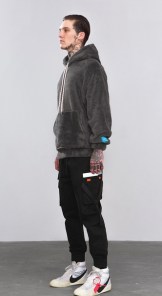 Мягкая плюшевая кофта худи с капюшоном фото