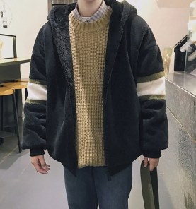 Теплая плюшевая кофта на бархатной подкладке фото