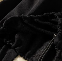 Женская короткая кофта оверсайз на затяжках фото