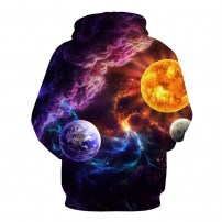 Яркая кофта толстовка с планетами 3D космос фото