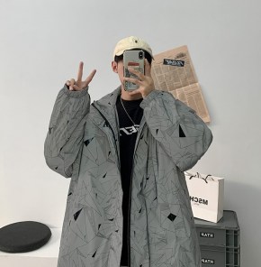 Свободная ветровка рефлективная - светоотражающая куртка фото