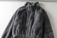 Короткая женская плюшевая кофта фото