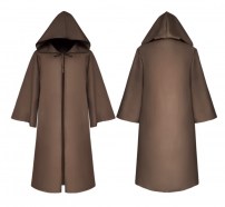 Мантия с длинными рукавами и капюшоном - плащ волшебника фото