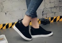 Женские слипоны на платформе недорого фото