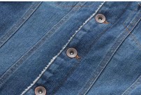 Легкая классическая женская джинсовка с мехом фото