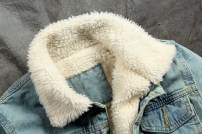 Стильная теплая мужская джинсовая куртка на меху фото