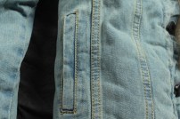 Стильная теплая мужская джинсовая куртка на меху фото