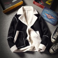 Легкая куртка замшевая с плюшевым мехом внутри фото