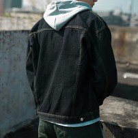 Джинсовка классическая с капюшоном фото