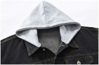 Джинсовка классическая с капюшоном фото