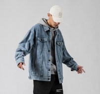 Классическая куртка джинсовая с фото рисунком на спине фото