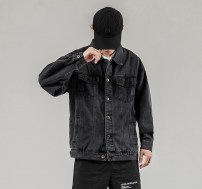 Классическая куртка джинсовая с фото рисунком на спине фото