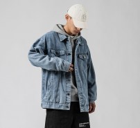 Классическая куртка джинсовая с фото рисунком на спине фото