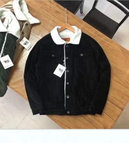 Вельветовая куртка с меховой подкладкой внутри фото