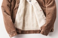 Вельветовая куртка с меховой подкладкой внутри фото