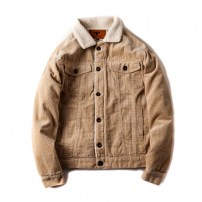 Вельветовая куртка с меховой подкладкой внутри фото