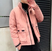 Зимняя куртка мужская однотонная с надписями фото