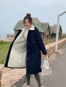 Женское пальто парка с меховой подкладкой фото