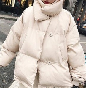 Куртка оверсайз женская объемная дутая фото