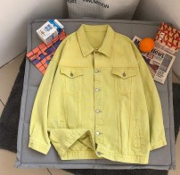 Яркая свободная джинсовка ретро фото