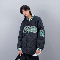 Стеганый бомбер американка теплая оверсайз фото