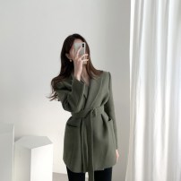 Приталенное пальто пиджак женское фото