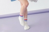 Носки с полосками - высокие фото