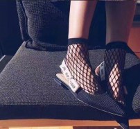 Женские носки в сетку