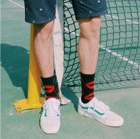 Носки с красными губами фото