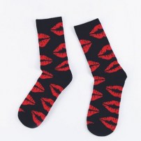 Носки с красными губами фото