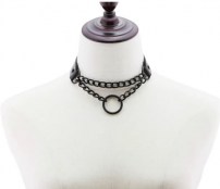 Панк ожерелье чокер с цепочкой