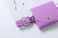 Резиновый ремень с маленьким клатчем фото