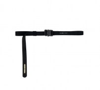 Тонкий ремень с светоотражающей надписью фото