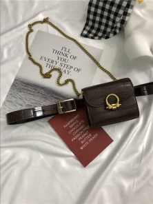 Сумка ремень с цепочкой