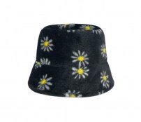 Панама теплая в ромашки фото