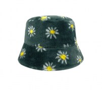 Панама теплая в ромашки фото