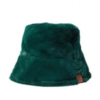 Зимняя панама с меха женская фото