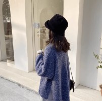 Женская черная вельветовая панама фото