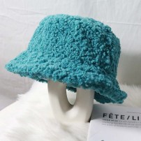 Бирюзовая плюшевая панамка фото