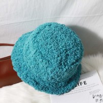 Бирюзовая плюшевая панамка фото