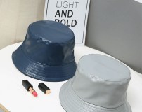 Двухсторонняя кожаная панама фото